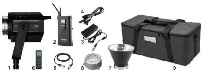 GODOX VL300 - Included Items - 1