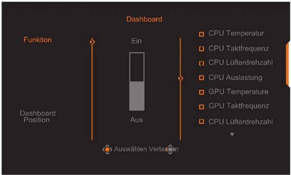 GIGABYTE AORUS KD25F - Dashboard - 1