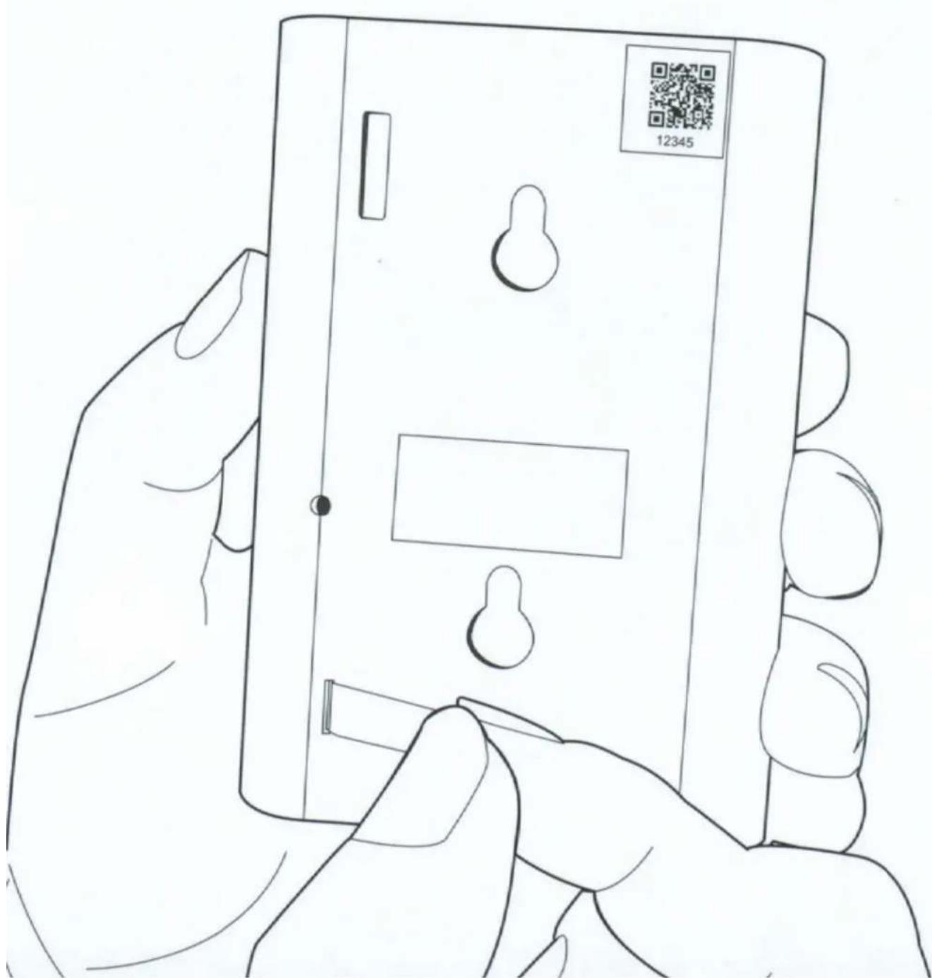 RING Motion Detector - Pull the tab on the detector - 1
