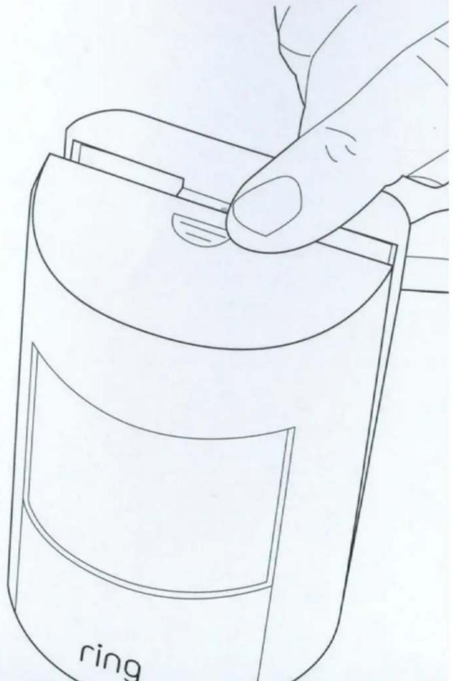 RING Motion Detector - How to change the battery - 1