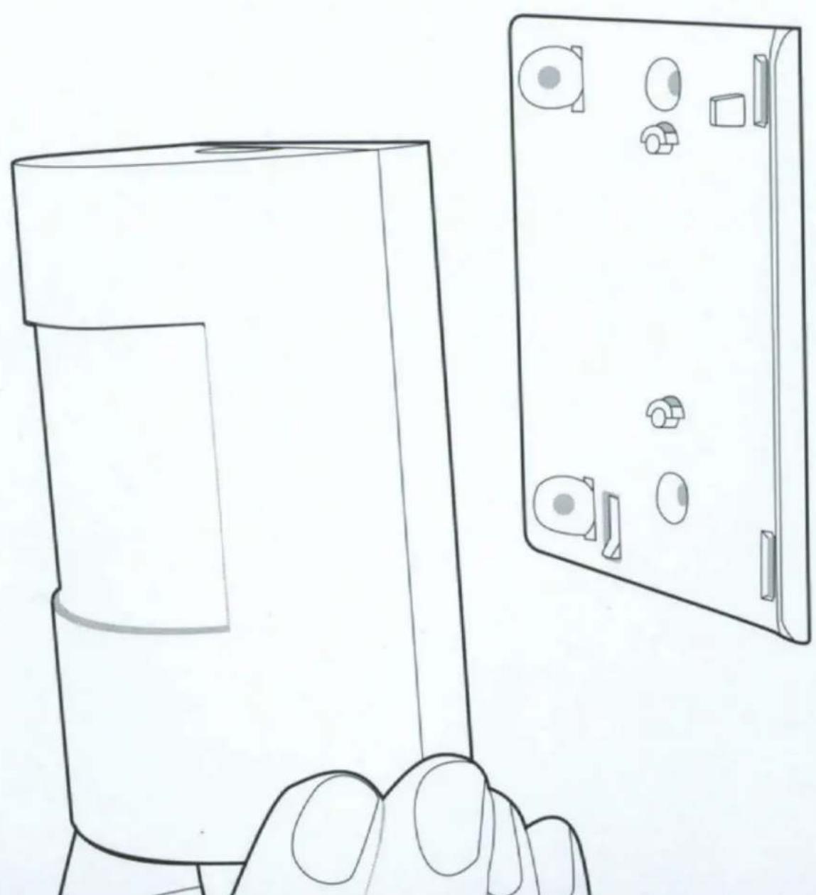 RING Motion Detector - Place your detector (but don't install it yet) - 1