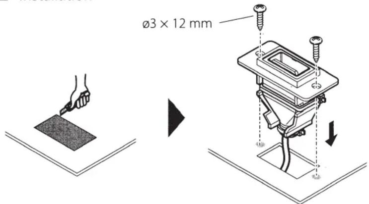 Ø3 × 12 mm