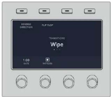 REVERSE DIRECTION FLIP FLIP TRANSITIONS Wipe 1.00 RATE RATTERN