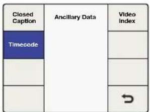graph TD A["Timecode"] --> B["Ancillary Data"] B --> C["Video Index"]