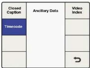 Closed Caption Timecode Ancillary Data Video Index =