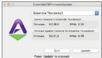 Apogee Ensemble - Update Ensemble's Firmware. - 3