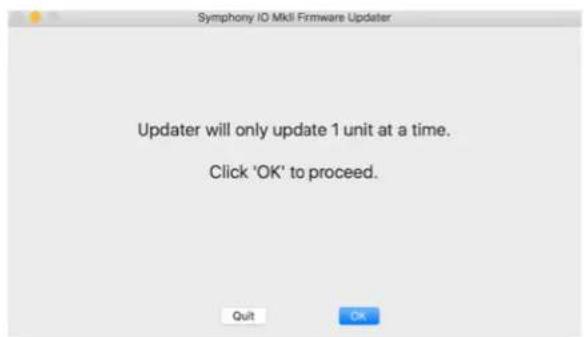 Apogee Symphony I/O Mk II - Update Symphony Firmware - 7