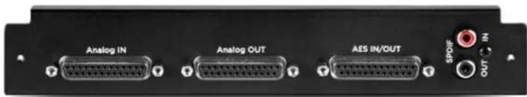 Apogee Symphony I/O Mk II - To select either Optical or AES digital audio: - 1