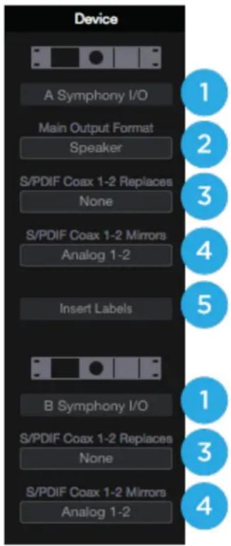 Apogee Symphony I/O Mk II - Device Sidebar - 1