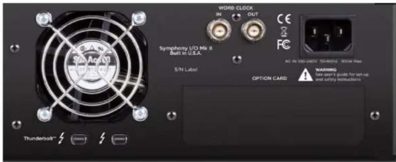 Apogee Symphony I/O Mk II - Option Cards - 1