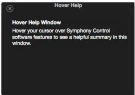 Apogee Symphony I/O Mk II - Hover Help Window - 1