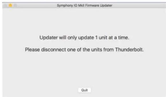 Apogee Symphony I/O Mk II - Update Symphony Firmware - 6