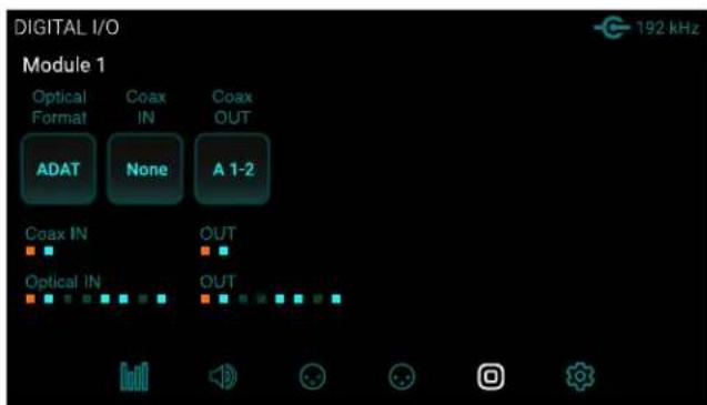 Apogee Symphony I/O Mk II - OUTPUT LEVEL - 1