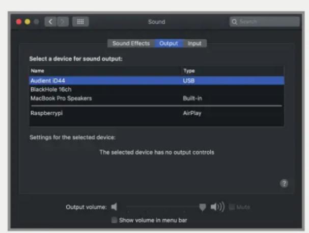 Audient iD44 - "When I connect to my computer, I cannot play any audio out from iD44" - 1