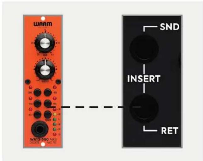 Audient iD44 - Patching Inserts - 2