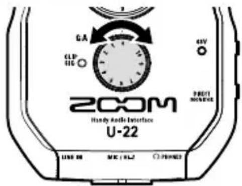 GA CLP HG 2COM Handy Audio Interface U-22 LINE IN MC (FL2) ON PINED 3V ON NEXT SMASES