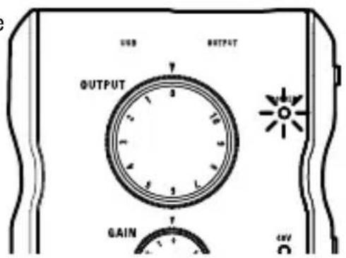 USB OUTPUT GAIN cav