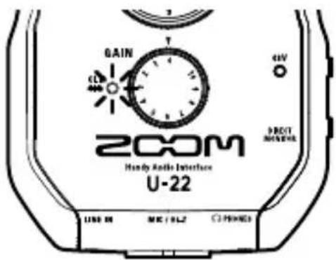 GAIN 7 40V 2COM HARDY AUDIO INTERFACE U-22 LINE IN MIC / BLZ C:\PRIMED