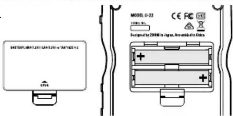 ZOOM U-22 - ■ Batteriebetrieb - 1