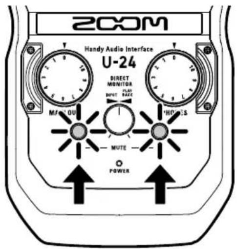 200M Handy Audio Interface U-24 DIRECT MONITOR PLAT RAGE M/F 00 *HD 15 MUTE POWER
