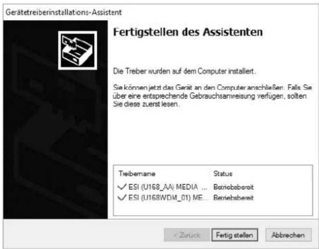 ESI U168XT - Installation unter Windows - 4