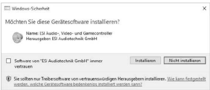 ESI U168XT - Installation unter Windows - 3