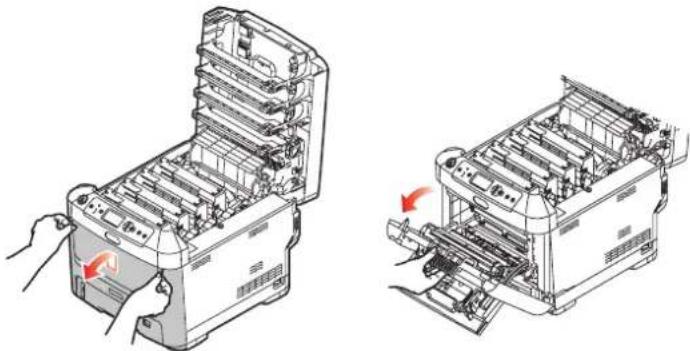 OKI C612n - WARNING! - 1