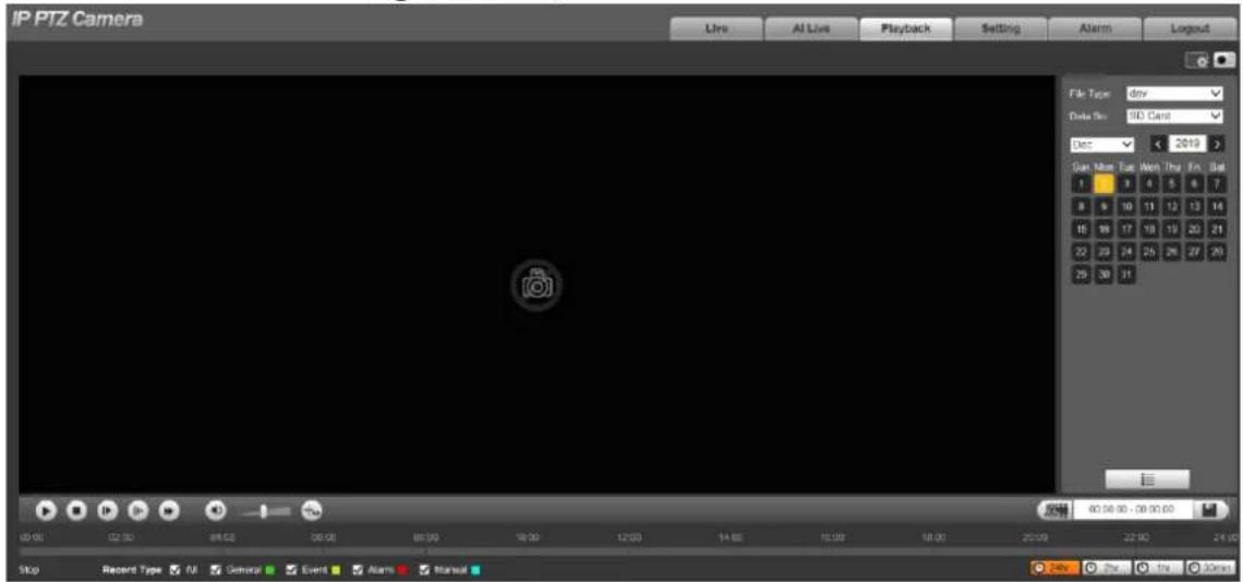 Dahua Technology SD42C212I-HC-S3 - Playback - 2