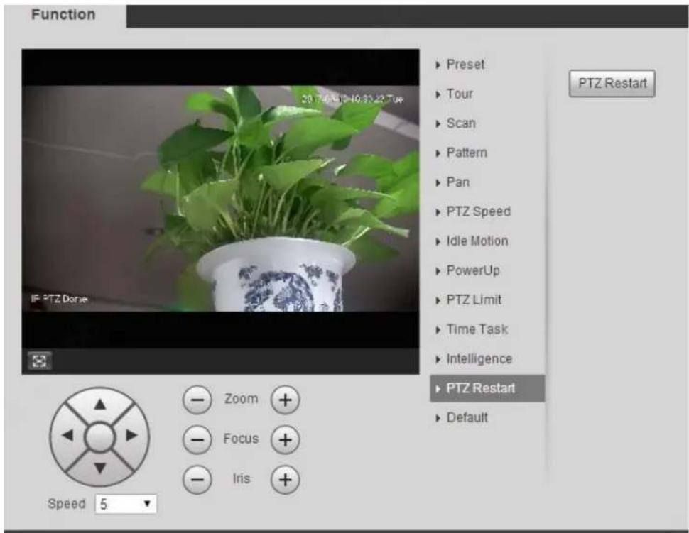 Dahua Technology SD42C212I-HC-S3 - PTZ Restart - 1