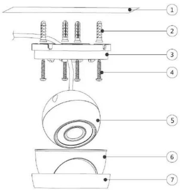 Dahua Technology DH-HAC-HDW1200EM-A - Installing Model C - 1