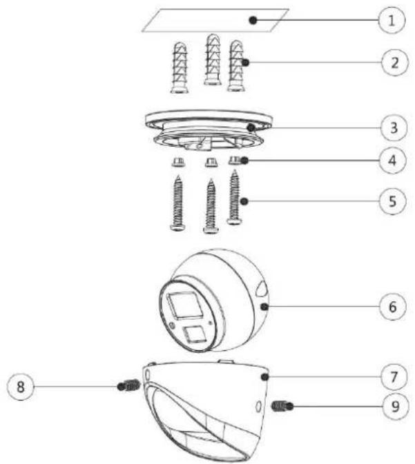 Dahua Technology DH-HAC-HDW1200EM-A - Installing Model E - 1