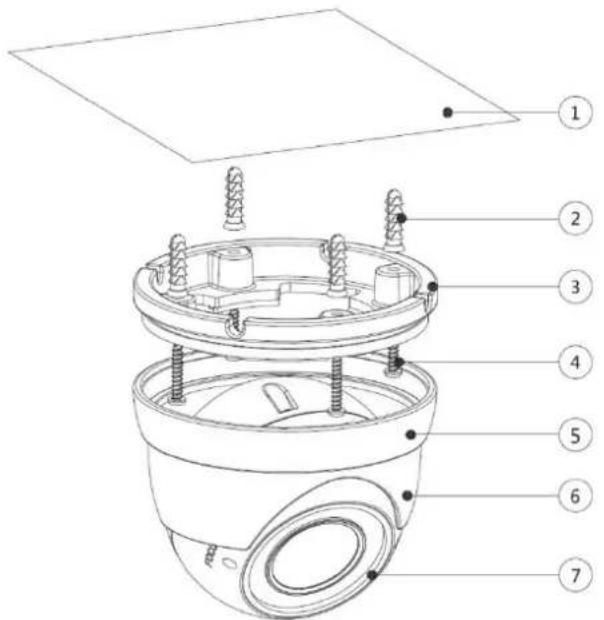 Dahua Technology DH-HAC-HDW1200EM-A - Installing Model A - 1