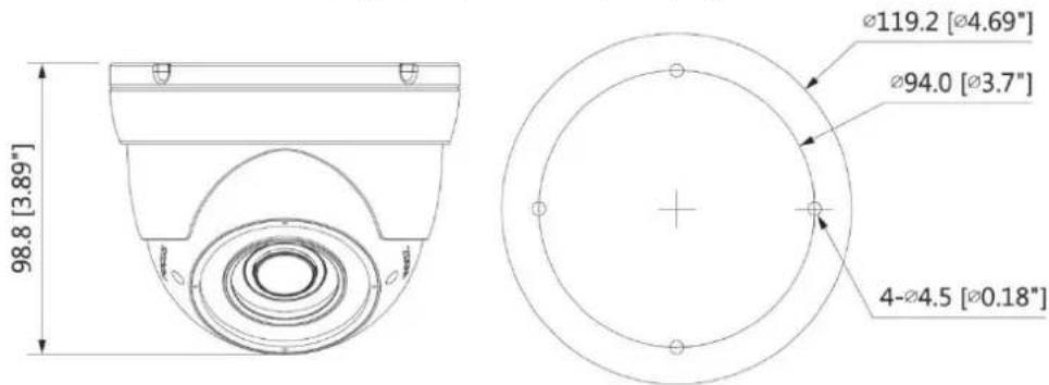 Dahua Technology DH-HAC-HDW1200EM-A - Dimension - 1