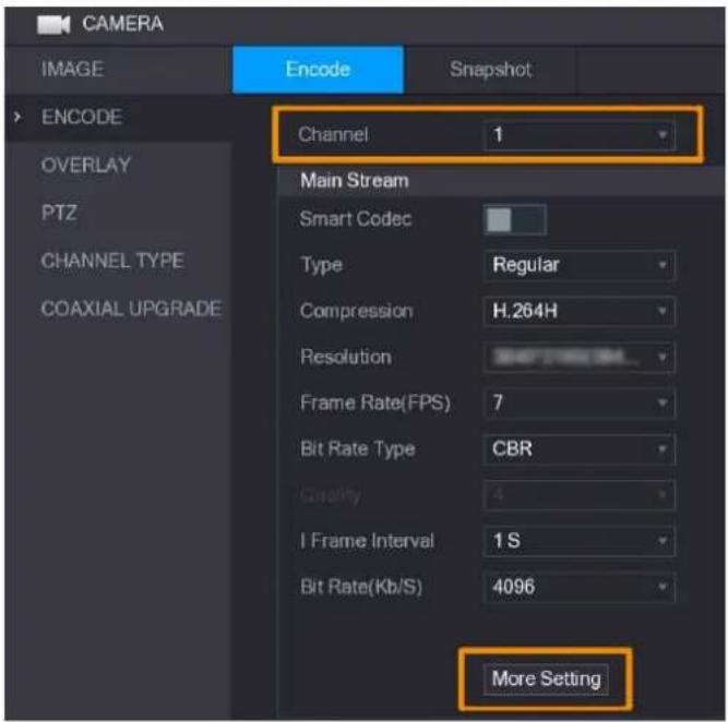 Dahua Technology DH-HAC-HFW1200TL - Setting Audio Input 3.2 - 2