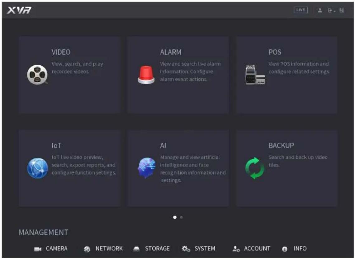 Dahua Technology DH-HAC-HFW1200TL - Entering XVR Main Menu - 1