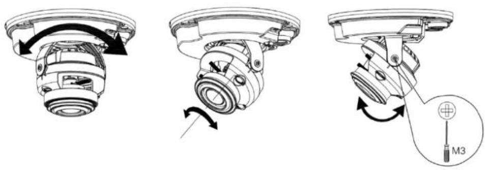 Dahua Technology DH-IPC-HDBW5442E-ZE - Adjusting Angle - 1
