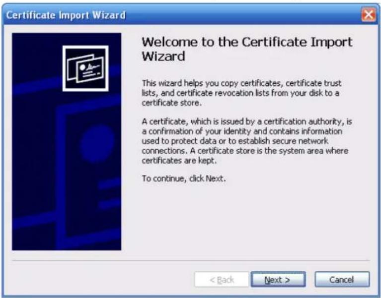 Dahua Technology DH-IPC-HDBW3441E-AS - Certificate import wizard Figure 4-105 - 1