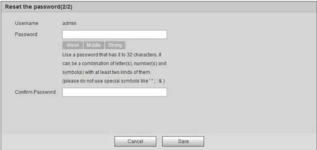 Dahua Technology DH-IPC-HDBW3441E-AS - Reset the password (2) Figure 6-6 - 1