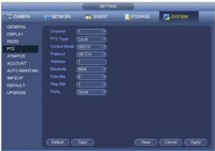 Dahua Technology DH-HAC-HDBW1220R-VF - HCVR Settings - 1