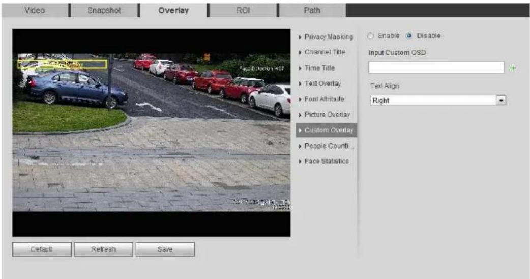 Dahua Technology IPC-HFW7842H-Z - Configure Custom Overlay - 1