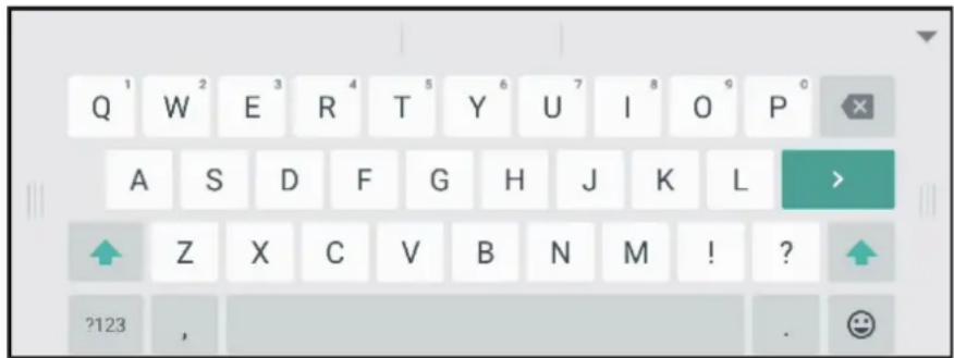 AG Neovo IFP-6502 - Using the On-Screen Keyboard - 1