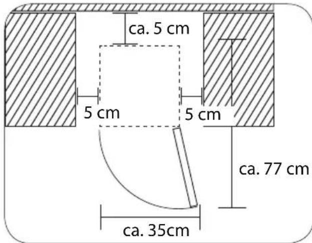 ca. 5 cm 5 cm 5 cm ca. 77 cm ca. 35cm