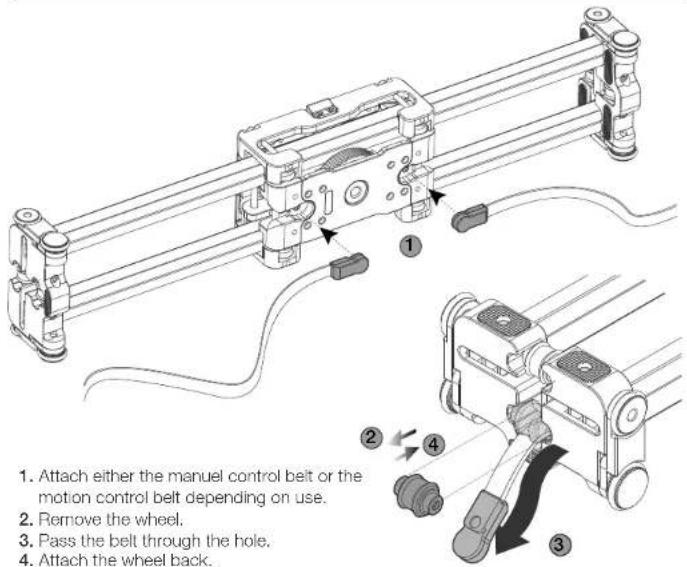 Edelkrone SliderPLUS Pro v5 - ATTACHING THE BELTS & TENSION ADJUSTMENT - 1