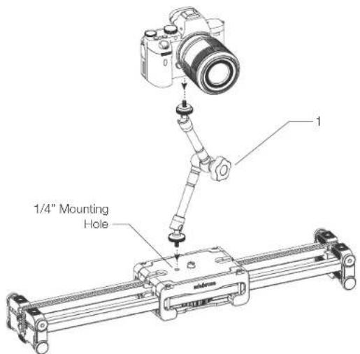 Edelkrone SliderPLUS Pro v5 - MOUNTING YOUR MAGIC ARM ON SLIDERPLUS 8. INCLINED MOTION - 1