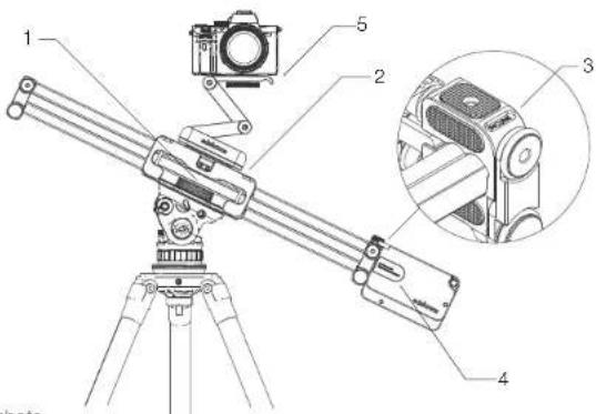 Edelkrone SliderPLUS Pro v5 - MOUNTING YOUR MAGIC ARM ON SLIDERPLUS 8. INCLINED MOTION - 3