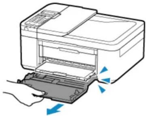 CANON Pixma TR4520 - Open the front cover (A) gently. - 2