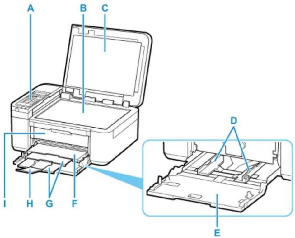 CANON Pixma TR4520 - Main Components - 1