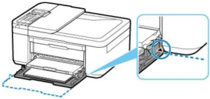 CANON Pixma TR4520 - Load paper in cassette properly. - 1