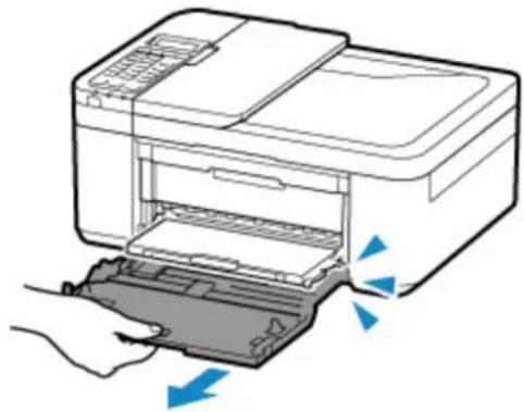 CANON Pixma TR4520 - Open the front cover (A) gently. - 2