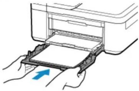CANON Pixma TR4520 - When you insert the cassette with paper loaded: - 1